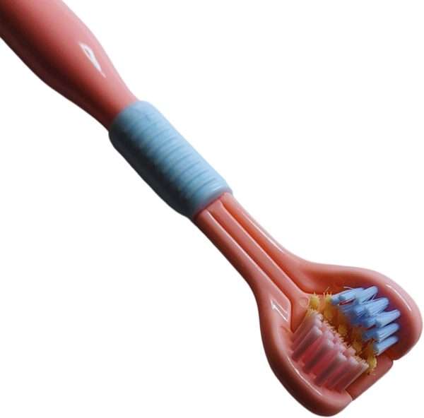 3-sided Triple Angle Tooth hugger Training Toothbrush